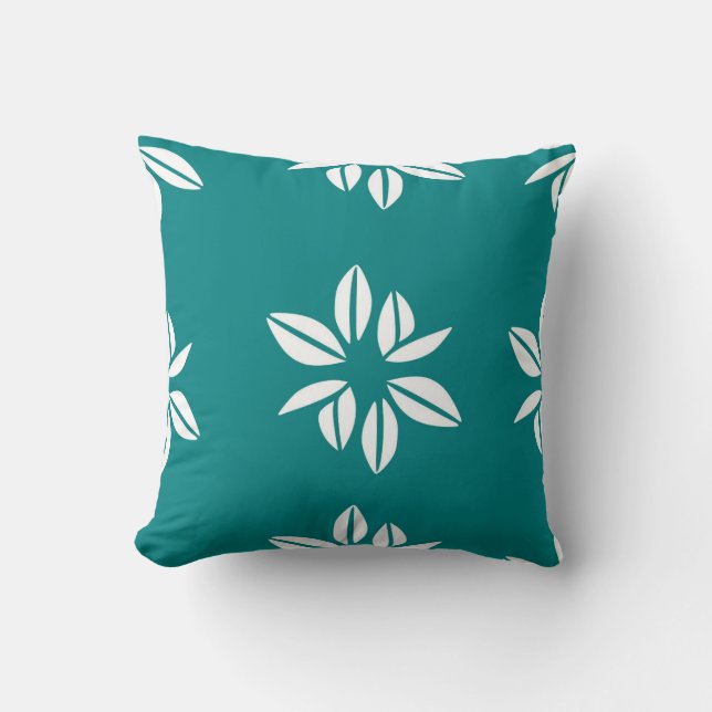 Boho Wildflower Garden Seamless Pattern Cushion (Front)