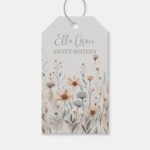 Boho Wildflower Gift Tags