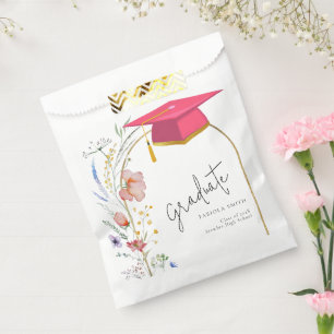 Boho WIldflower graduation Party Favour Bag