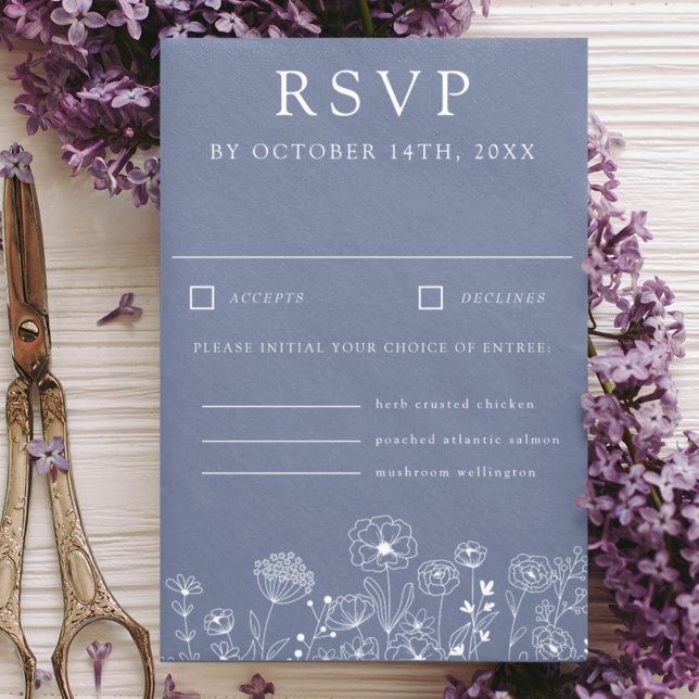 Boho Wildflower Modern Watercolor Wedding Invitation (Creator Uploaded)