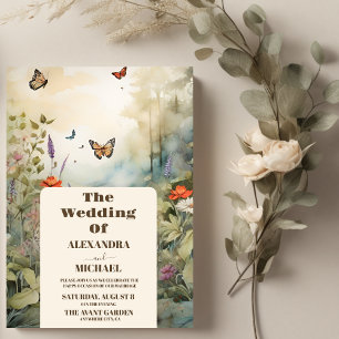 Boho Wildflower Mountain Meadow Invitation