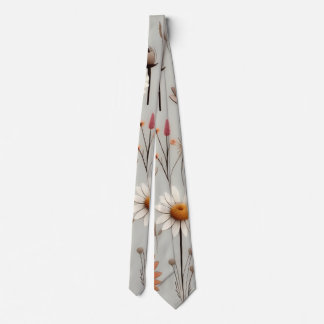 Boho Wildflower Neck Tie