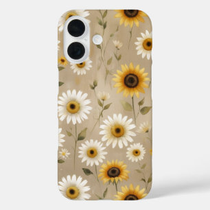 "Boho wildflower pattern for phone case