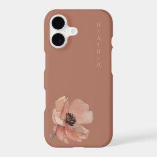 Boho Wildflower Personalized Terracotta