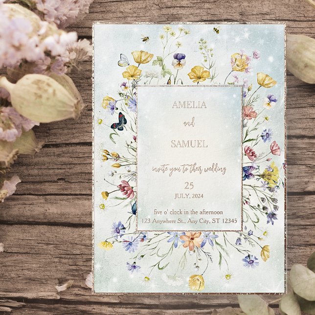 Boho Wildflower Rustic Green Wedding (Creator Uploaded)