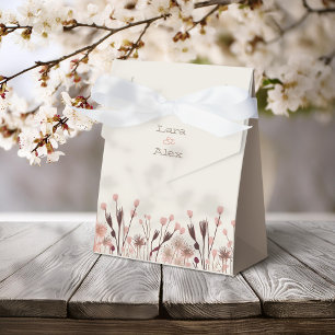 Boho Wildflower Wedding Favour Box
