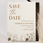 Boho Wildflower Wild Flower Floral Garden Wedding Save The Date<br><div class="desc">This is a Boho Wildflower Wild Flower Floral Garden Wedding Save The Date Card!</div>