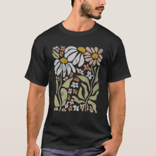 Boho Wildflowers Floral Nature Flower For Women Na T-Shirt