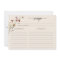 Boho Wildflowers Large Recipe Card