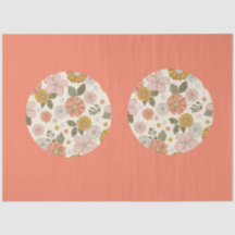 Boho Wildflowers Tissue Paper