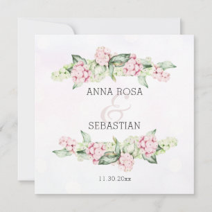 *~* Boho Winter Berry AR12 QR RSVP Wedding Invitation