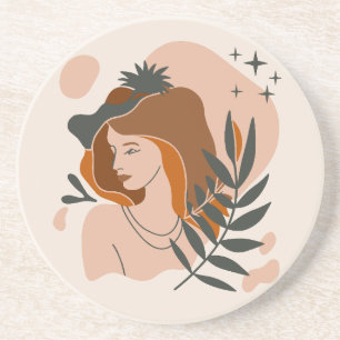 Boho Woman Stars Coaster