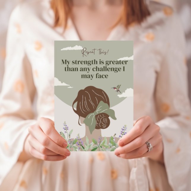 Boho Women Empowerment Positive Affirmation Cards  (Girl power affirmation cards)