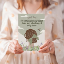 Boho Women Empowerment Positive Affirmation Cards