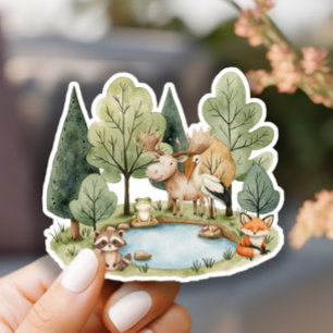 Boho Woodland Animals Baby Shower