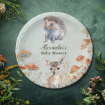 Boho Woodland Baby Shower Paper Plate<br><div class="desc">Introducing our Butterfly Mushroom Woodland Nature Baby Shower Paper Plates! Elevate your woodland-themed baby shower with our Butterfly Mushroom Woodland Nature Baby Shower Paper Plates. These charming plates feature a delightful design inspired by the enchanting forest, adorned with delicate butterflies, whimsical mushrooms, and lush greenery. Perfect for serving up delicious...</div>