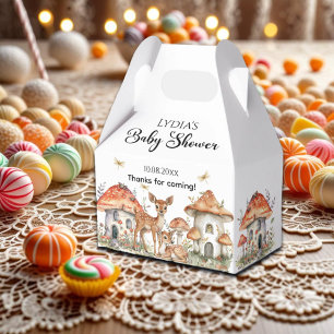Boho Woodland Forest Animals Baby Shower Favour Box