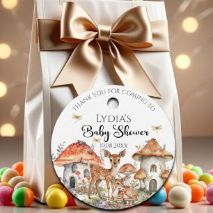 Boho Woodland Forest Animals Baby Shower Favour Tags