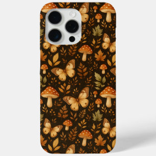 Boho Woodland Forest Mushrooms Fall Colours iPhone 15 Pro Max Case