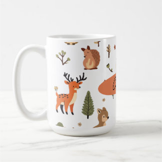 Boho Woodland Personalised  Coffee Mug