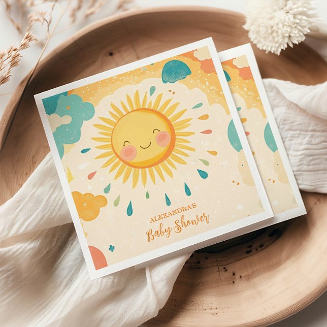 Boho Yellow Sunshine  Napkin (Creator Uploaded)