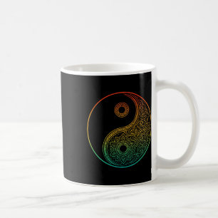Boho Yin Yang Mandala Zen Meditation Taoism Tai Ch Coffee Mug