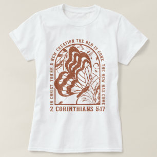 Boho You Are A New Creation Christian Prayer T-Shirt