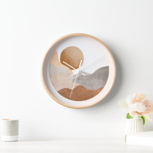 Boho Zen Moon Clock