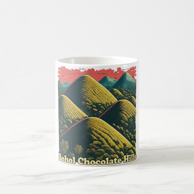 Bohol Chocolate Hills Coffee Mug (Center)