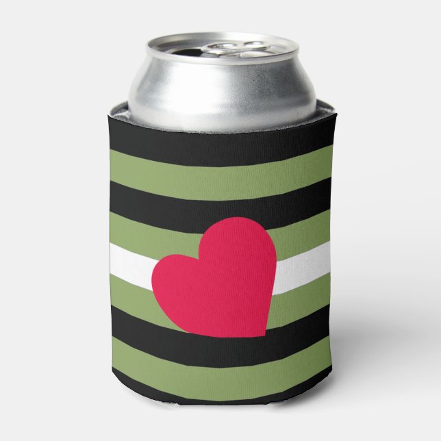Boi Pride Flag Can Cooler (Can Front)
