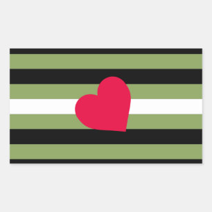 Boi Pride Flag Rectangular Sticker