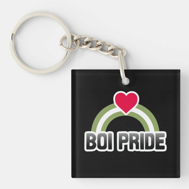 Boi Pride Key Ring (Front)