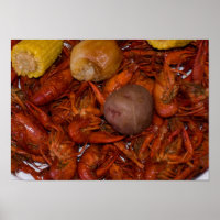 boiled crawfish