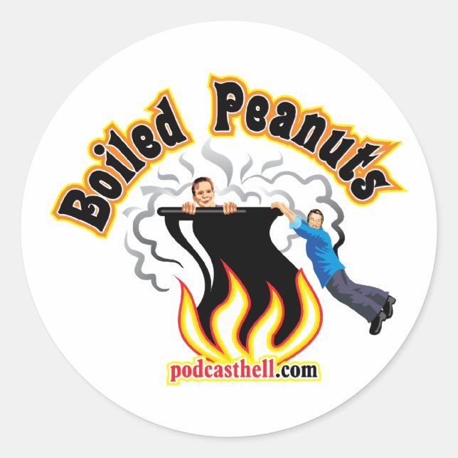 Boiled Peanuts Sticker (Front)