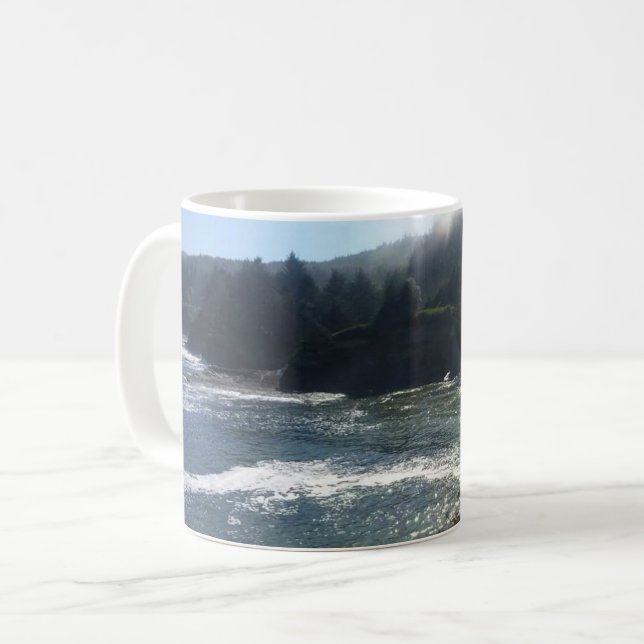 Boiler Bay, OR Coffee Mug (Front Left)