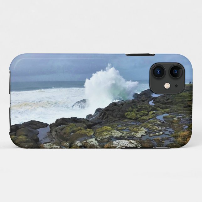 Boiler Bay State Wayside, Depoe Bay, Oregon Case-Mate iPhone Case (Back (Horizontal))