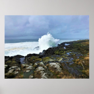 Boiler Bay State Wayside, Depoe Bay, Oregon Poster