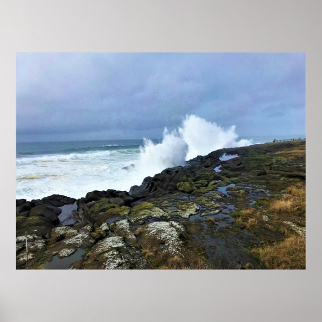 Boiler Bay State Wayside, Depoe Bay, Oregon Poster (Front)
