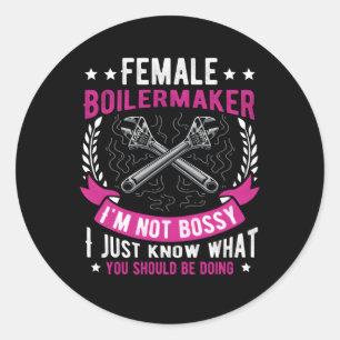 Boiler Maker Boilermaker Union Boilermaker Classic Round Sticker