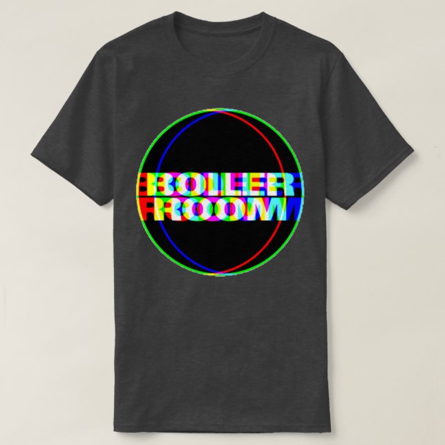 Boiler Room Colour Glitch I  T-Shirt (Design Front)