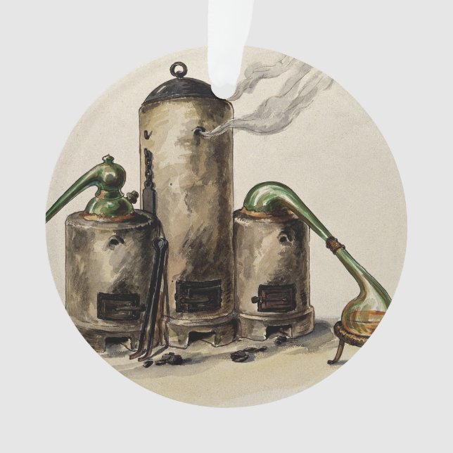 Boiling & Condensation Alchemy Tools Ornament (Front)