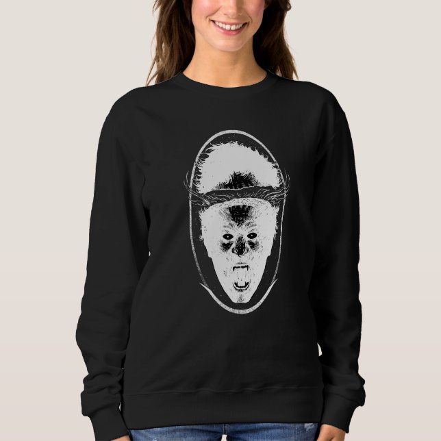 Boiling Head Gothic Man (White) Sweatshirt (Front)