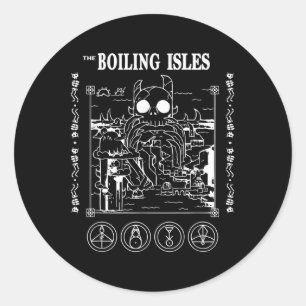 Boiling Isles Owl House Love Christmas Trendy Classic Round Sticker
