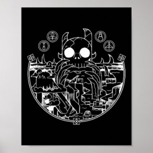 Boiling Isles Owl House Love Printed On The Front  Poster