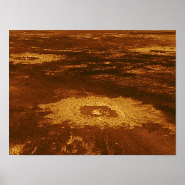 Boiling Surface of Planet Venus Poster (Front)