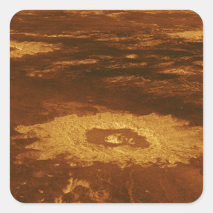 Boiling Surface of Planet Venus Square Sticker