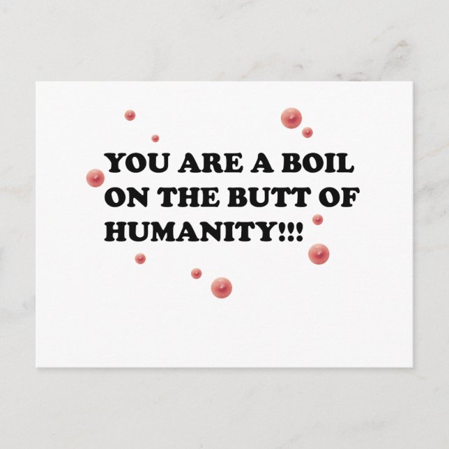 Boils Postcard (Front)