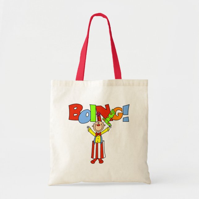 Boing Clown Tote Bag (Front)