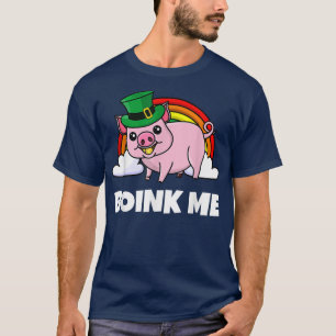 Boink Me Funny Pinch Me Lucky St Patricks Day Lepr T-Shirt