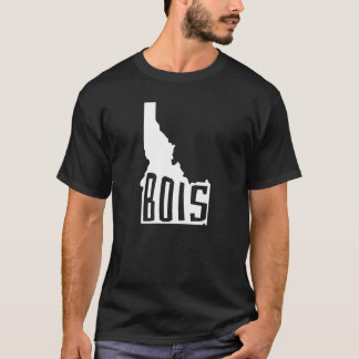 Bois, Idaho state outline - American Travel T-Shirt